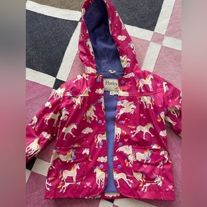 Hatley Unicorn Pink Lined Raincoat